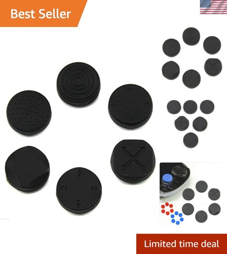 Black silicone joystick - silicone, caps