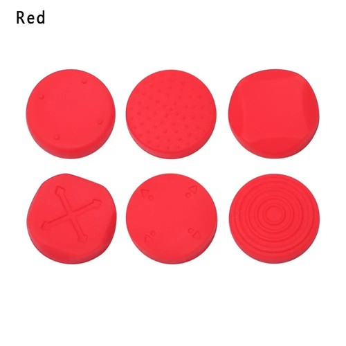 6pcs silicone thumb grip - 6pcs, caps
