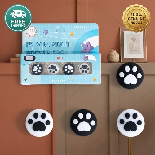 Black paw 4pc silicone thumb - black,